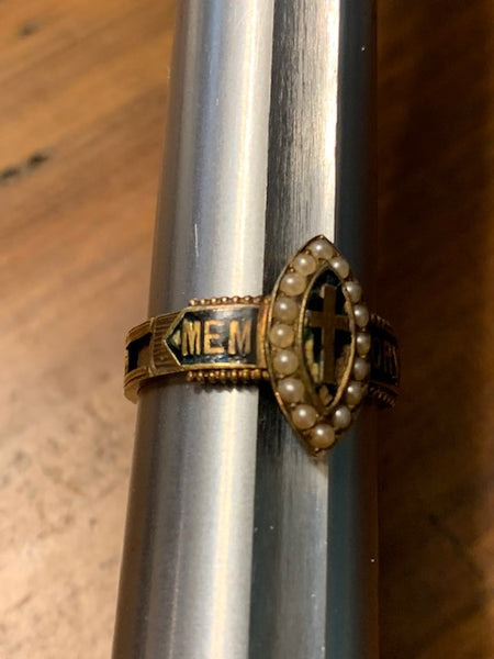 Victorian-Era 15K Gold Ring w/Authentic Hair of Christ: The Transcendence of All Times