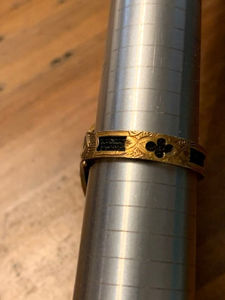 Victorian-Era 15K Gold Ring w/Authentic Hair of Christ: The Transcendence of All Times
