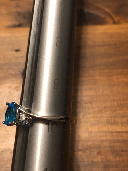 Costume Ring with Blue Stone; A Brand New Aura, A Brand New You