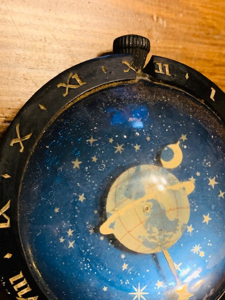Archangels By the Hour [Antique clock made w/ Bakelite and Glass]