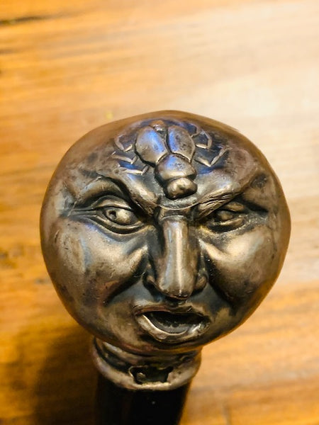 The Wizened One-- Solid Sterling Silver and Antique