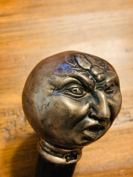 The Wizened One-- Solid Sterling Silver and Antique