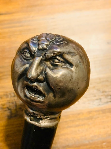 The Wizened One-- Solid Sterling Silver and Antique