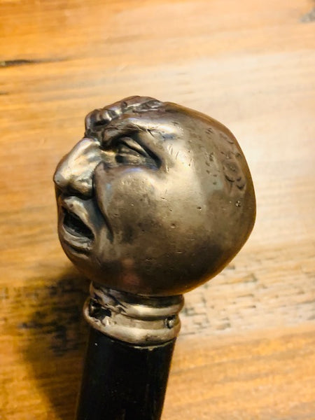 The Wizened One-- Solid Sterling Silver and Antique