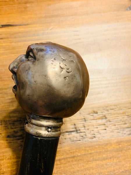 The Wizened One-- Solid Sterling Silver and Antique