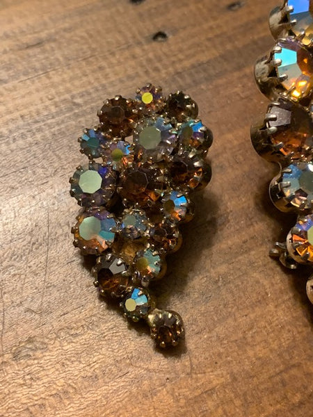 Vintage Pin and Clip Earrings Set:  Consult the Voices of the Pharaohs