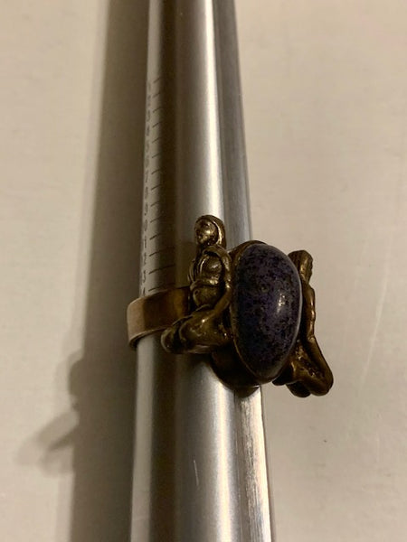 RING WITH TWO LADIES EGYPTIAN /CELISTIA TWIN ORACLE