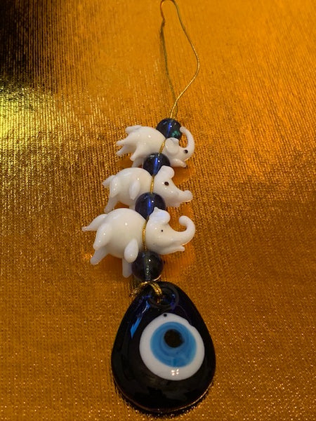 Layered Protection-- 3 Lucky Elephants and the Evil Eye