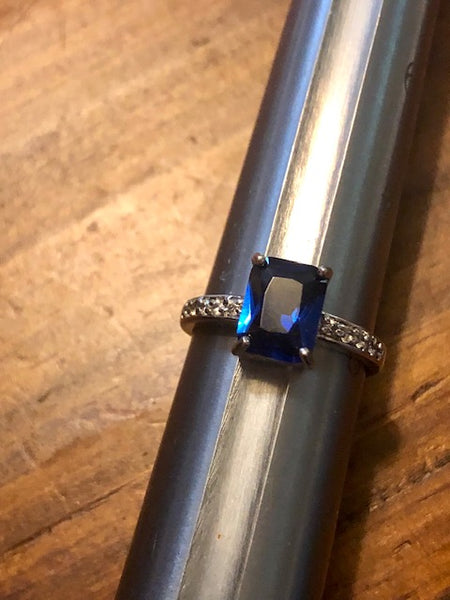 Atlantis Wealth, Costume Ring, Blue Stone