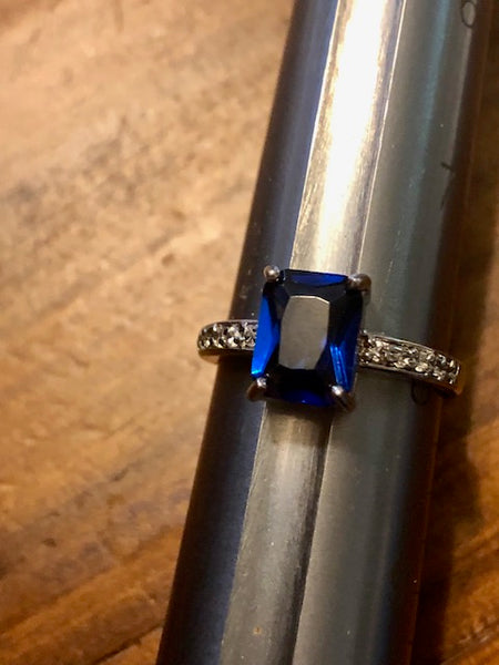 Atlantis Wealth, Costume Ring, Blue Stone
