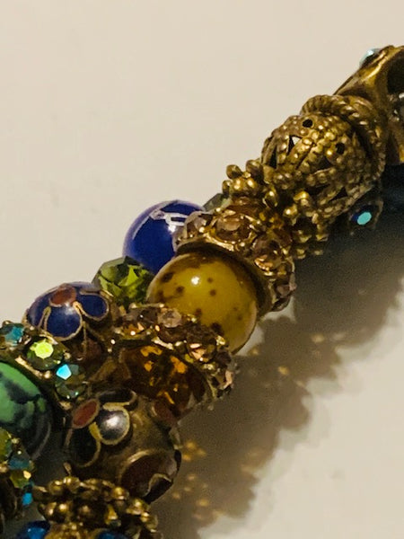 THIS IS ON EBAY-- You've Seen the Bracelet, Here's the Necklace!!  Extremely Rare Vintage Snake Necklace With Various Rhinestones And Enamel, The Coming of the Serpent of Knowledge