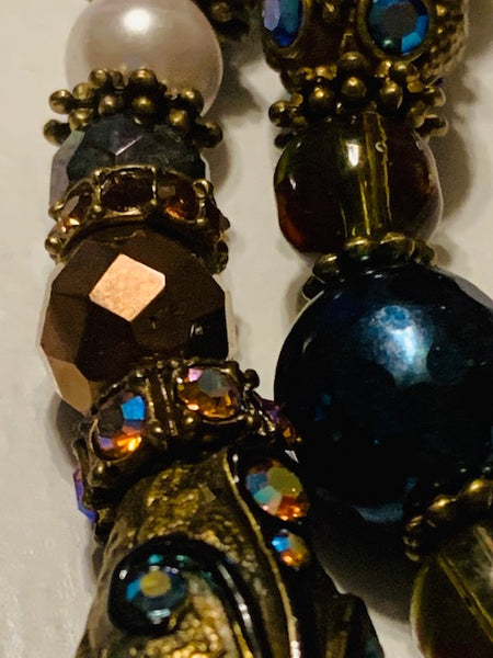 THIS IS ON EBAY-- You've Seen the Bracelet, Here's the Necklace!!  Extremely Rare Vintage Snake Necklace With Various Rhinestones And Enamel, The Coming of the Serpent of Knowledge