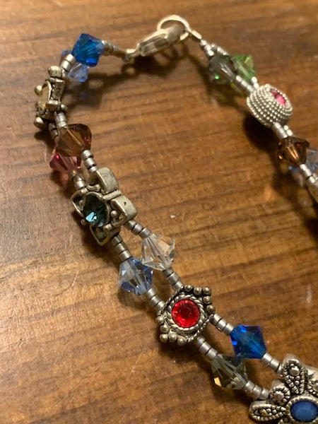 Multicolored Costume Bracelet:  Speak in Enochian