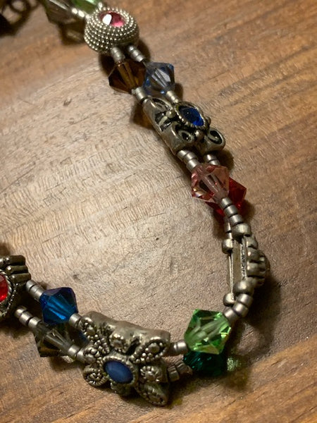Multicolored Costume Bracelet:  Speak in Enochian