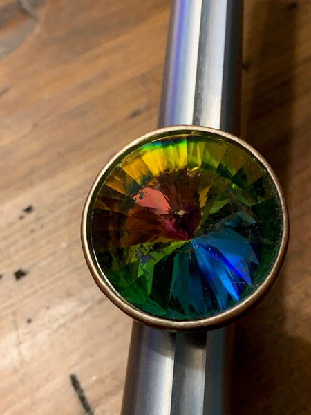 Well-Used Costume Ring w/A Dazzling Burst of Color:  Hypnosis of the Psyche