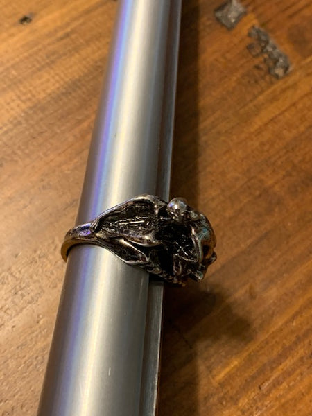 Silvery Costume Ring w/a Man and a Woman On It:  Raw, Pure Sexual Sorcery