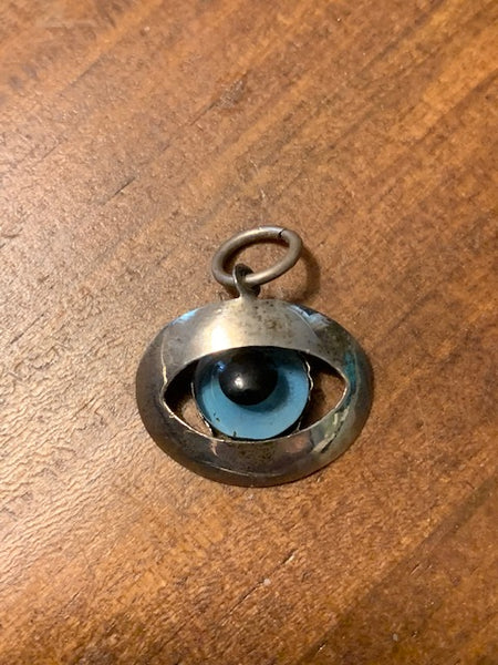 Sterling Silver Eye Pendant:  The Temple of the Eye