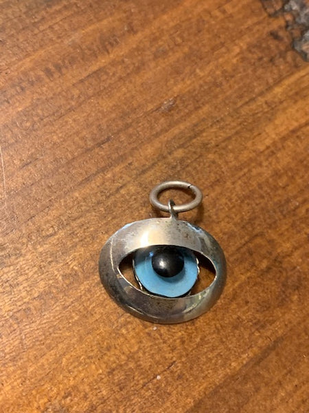 Sterling Silver Eye Pendant:  The Temple of the Eye