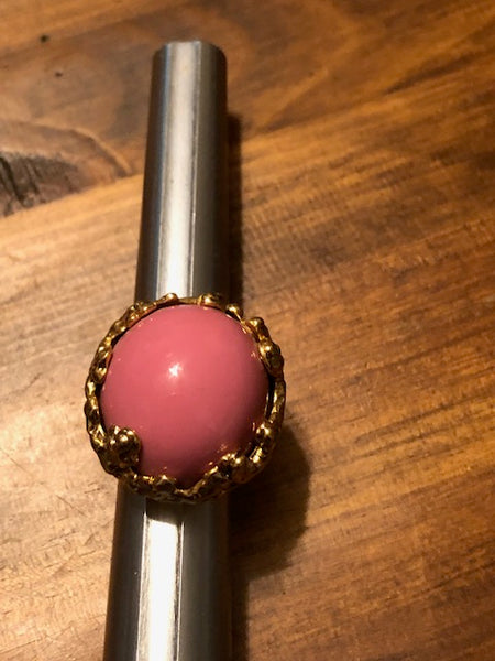 Costume Jewelry, Pink Stone, RING, Fairy Summoning and Granting