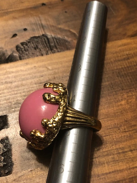 Costume Jewelry, Pink Stone, RING, Fairy Summoning and Granting