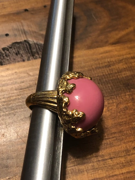 Costume Jewelry, Pink Stone, RING, Fairy Summoning and Granting