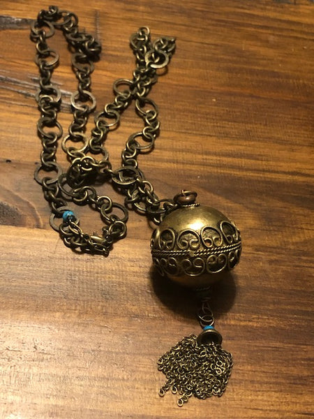 Vintage Necklace;  Castle of Djinn and a Dozen Djinn of Your Own