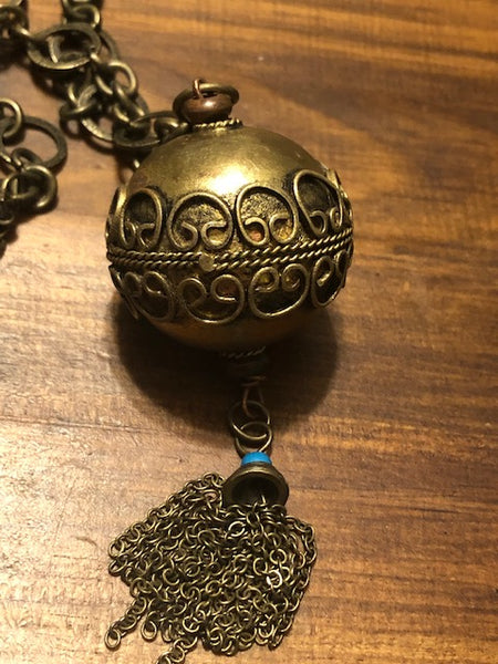 Vintage Necklace;  Castle of Djinn and a Dozen Djinn of Your Own