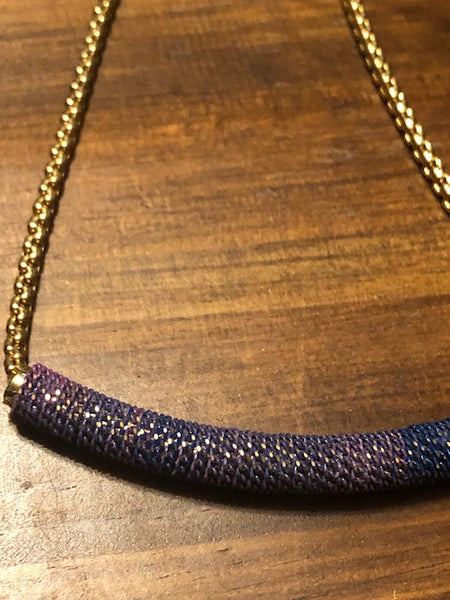 Purple Ombre Necklace, Calling All White Light Djinn