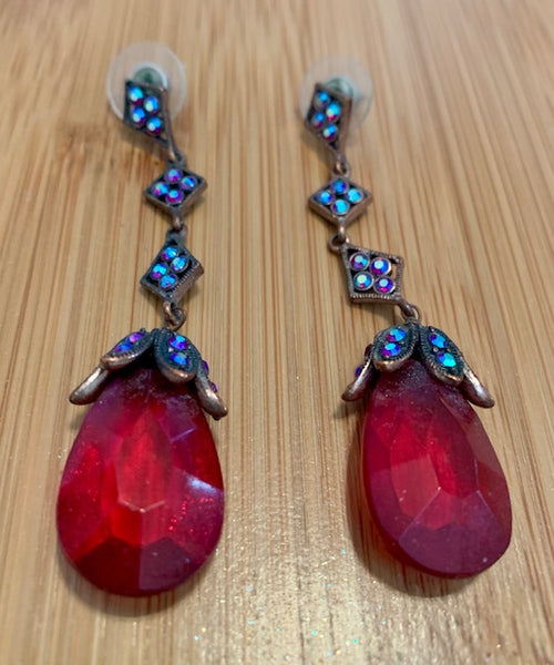 Voodoo Blood Drop Earrings