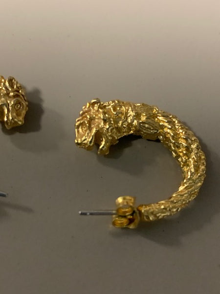 Golden Costume Chimera Earrings: Two Chimeras, One Price
