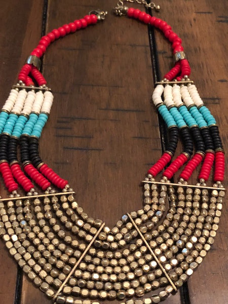 Oromo Elemental casting necklace