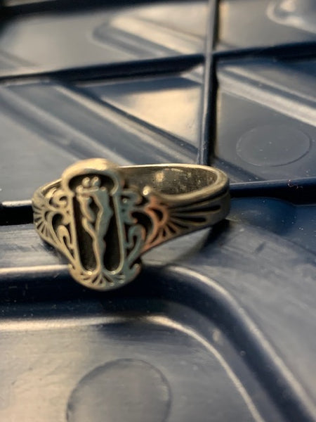 Antique, Sterling Silver, One-of-a-kind Ring:  Cosmonic Duality and the Roots of the Tree of Life