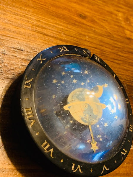 Archangels By the Hour [Antique clock made w/ Bakelite and Glass]