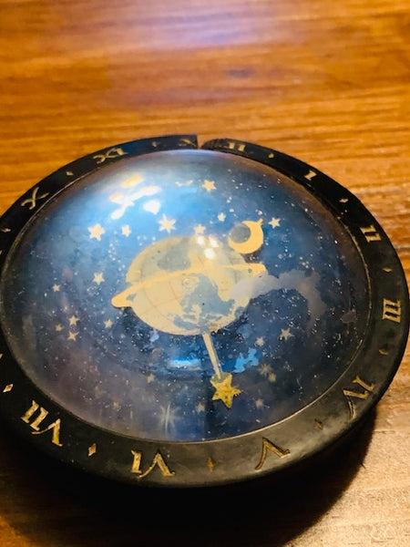 Archangels By the Hour [Antique clock made w/ Bakelite and Glass]