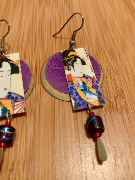 Asian Wealth Djinn Earrings