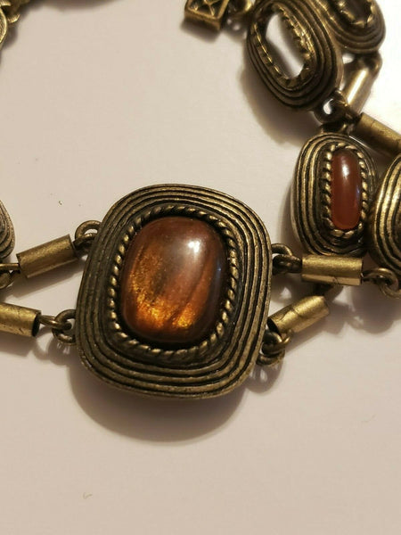 Coppery Bracelet with Gorgeous, Unique Stone:  Bukhara Djinn Summoner