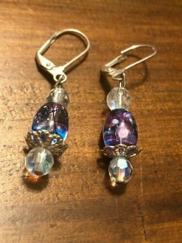 Glass Earrings:  Penelope Is An Avalonion Fairy