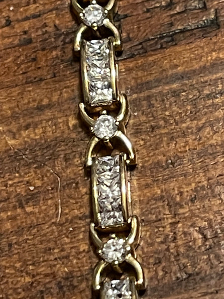 14K Gold Bracelet with possible diamonds:Genesa Foundation and Their Egyptian Magic