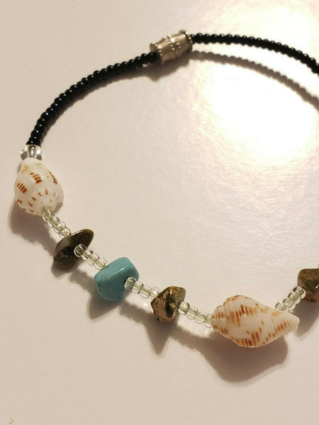 Costume Bracelet With Shells:  Three Mermaids of Beauty, Psychic Powers, and Abundance in All Things